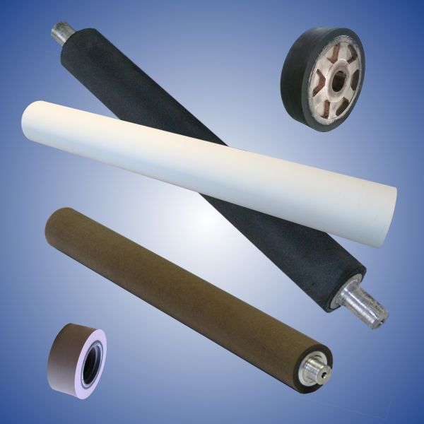 Rubberized rollers